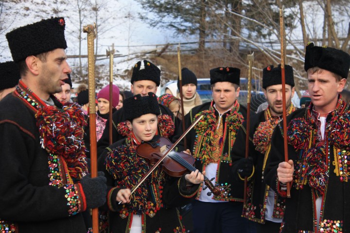 Колядницька партія. Село Криворівн
