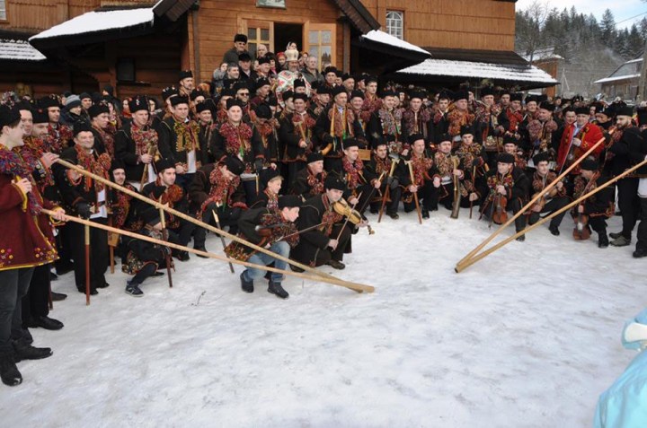 Спільне фото всіх колядників разом